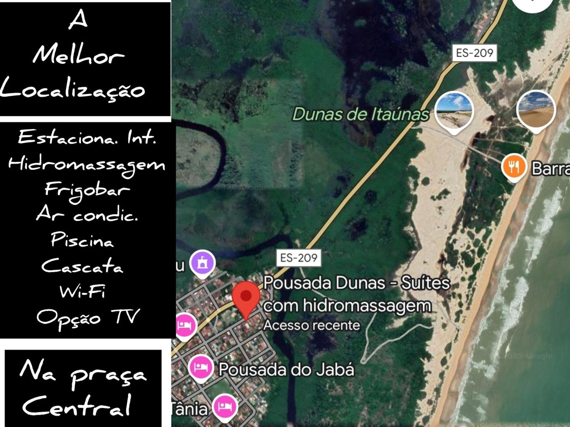 Pousada Dunas - Suites Com Hidromassagem No Coracao Da Vila Itaunas  Exteriör bild